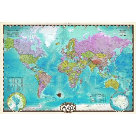 Eurographics Map of the World Puzzle (2000 Pieces)
