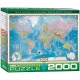 Eurographics Map of the World Puzzle (2000 Pieces)