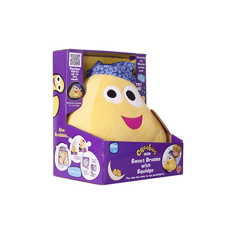 CBeebies Sweet Dreams with Squidge Musical 23cm Soft Toy
