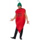 Smiffy'S Red Hot Chilli Pepper Costume Red MEDIUM