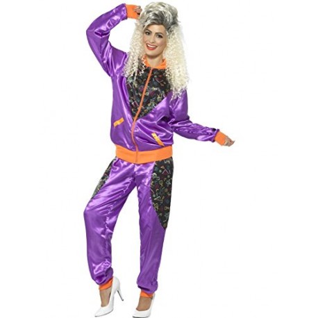 Smiffy's 43080L Retro Shell Suit Ladies Costume (Large)