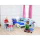 Vehicles Kids Bedroom Storage Unit with 6 Bins by HelloHome