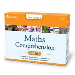 Learning Resources Maths Comprehension Cards Year Group Six