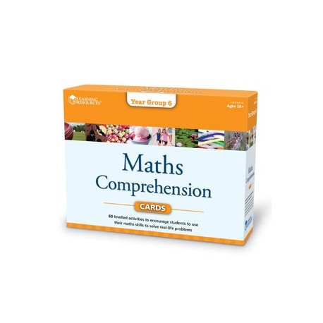 Learning Resources Maths Comprehension Cards Year Group Six