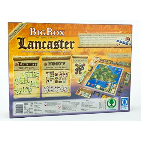Queen Games 20092 Lancaster Big Box Multilingual Game