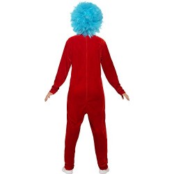 Smiffy's Unisex Official Dr Seuss Thing 1 Or Thing 2 Costume (Large)