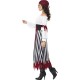 Smiffy's Adult Women's Pirate Lady Costume, Dress with Arms tied, Belt and Headpiece, Pirate, Serious Fun, Size S, 20803