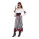 Smiffy's Adult Women's Pirate Lady Costume, Dress with Arms tied, Belt and Headpiece, Pirate, Serious Fun, Size S, 20803