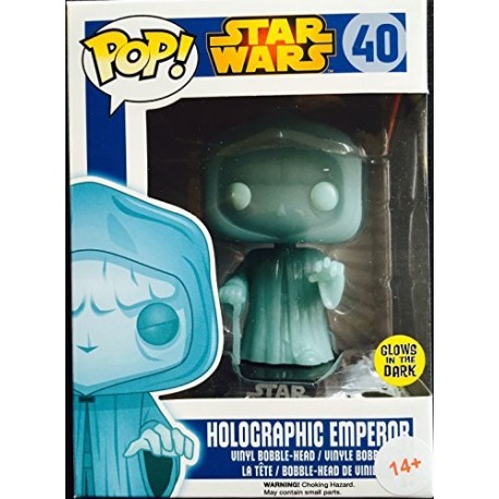 Funko FunkoBOBUGT272 Abysse Vinyl Star Wars 40 Holographic Emperor POP Figure