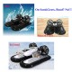 Hugine 4 Channel RC Boat Radio Controlled Hover ship Amphibious Remote Control Hovercraft Boat Toy For Kids Black