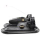 Hugine 4 Channel RC Boat Radio Controlled Hover ship Amphibious Remote Control Hovercraft Boat Toy For Kids Black