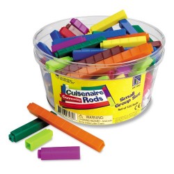 Learning Resources Interlocking Plastic Cuisenaire Rods Small Group Set (Set of 155)