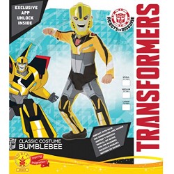 Rubie's Official Transformers Bumble Bee Boys Fancy Dress Superhero Kids Childs Movie Costume