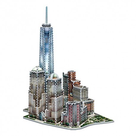 Wrebbit 3D Puzzle New York Collection World Trade District Puzzle