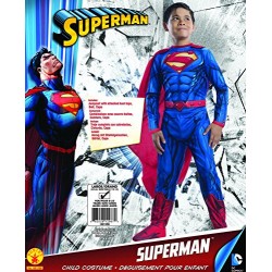 Rubie's Official Superman Boys Fancy Dress DC Comic Book Superhero Kids Childrens Costume Outfit