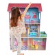 Kiddi Style Wooden Large Supreme Tall Town Doll House with Furniture