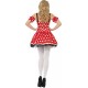 Smiffy's Adult Women's Madame Mouse Costume, Dress, Arm Cuffs and Headband, Wings and Wishes, Serious Fun, Size