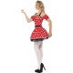 Smiffy's Adult Women's Madame Mouse Costume, Dress, Arm Cuffs and Headband, Wings and Wishes, Serious Fun, Size