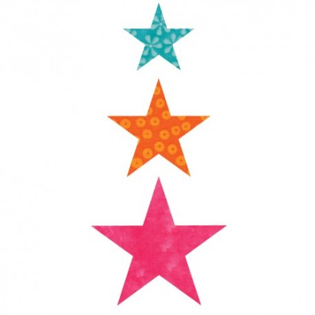 AccuQuilt GO! Fabric Cutting Dies Star 2 3 & 4 550