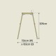 Wooden Swing Frame (Forest Single)