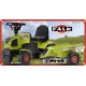 Falk 1012B Child's Vehicle Claas Axos Tractor with Trailer