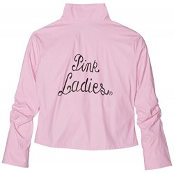 Smiffy's Women's Grease Deluxe Pink Ladies Jacket, Size