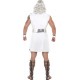 Smiffy's Adult Men's Zeus Costume, Toga, Belt, Headband, Arm Cuffs and Lightning Bolt, Legends, Serious Fun, Size