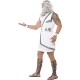 Smiffy's Adult Men's Zeus Costume, Toga, Belt, Headband, Arm Cuffs and Lightning Bolt, Legends, Serious Fun, Size
