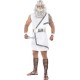 Smiffy's Adult Men's Zeus Costume, Toga, Belt, Headband, Arm Cuffs and Lightning Bolt, Legends, Serious Fun, Size