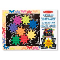 Melissa & Doug Switch and Spin Magnetic Gear Board
