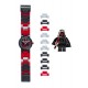 LEGO Star Wars Darth Maul Kids Buildable Watch with Link Bracelet and Minifigure | black/red | plastic | 28mm case diameter| ana