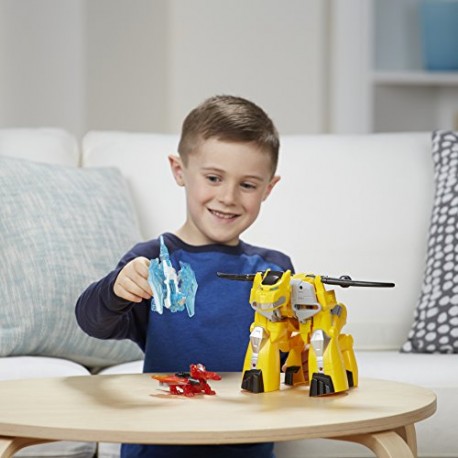Transformers Playskool Heroes Rescue Bots Knight Watch Bumblebee Die