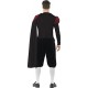 Smiffy's Adult Men's Tudor Lord Deluxe Costume, Top, trousers, Cape and Neck Ruffle, Tales of England, Serious Fun, Size L, 4341