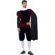 Smiffy's Adult Men's Tudor Lord Deluxe Costume, Top, trousers, Cape and Neck Ruffle, Tales of England, Serious Fun, Size L, 4341