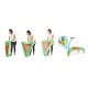 Foldaway Childrens Junior Indoor Outdoor Trampoline by KidActive