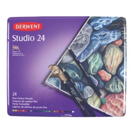 Derwent Studio Colouring Pencils Tin