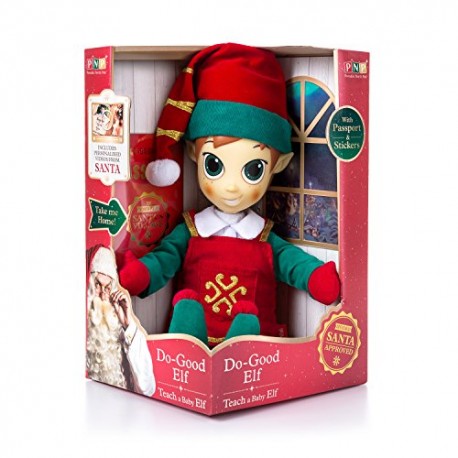 Portable North Pole 17120413 Girl Elf Plush Toy