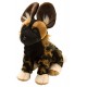 Wild Republic 10900 CK African Wild Dog Plush Toy, Dark Brown, 30 cm