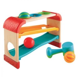 Early Learning Centre 141240 Wooden Tap And Tilt Roller Rack