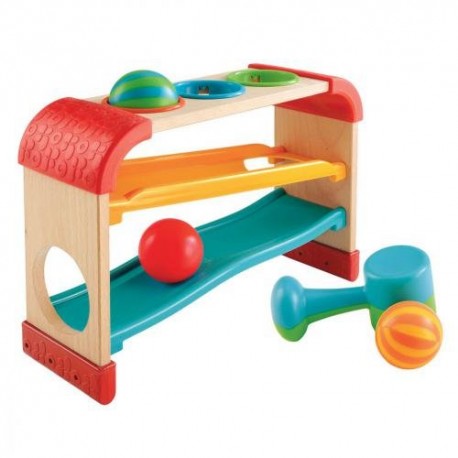 Early Learning Centre 141240 Wooden Tap And Tilt Roller Rack