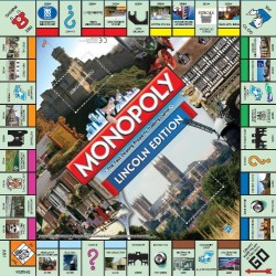Lincoln Monopoly Board Game