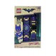 DC Comics Lego Batman Movie Batgirl Kids Minifigure Link Buildable Watch | Purple/Yelow | Plastic | 28Mm Case Diameter| Analogue