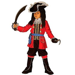 Children's Pirate Captain Child 158cm Costume for Buccaneer Fancy Dress