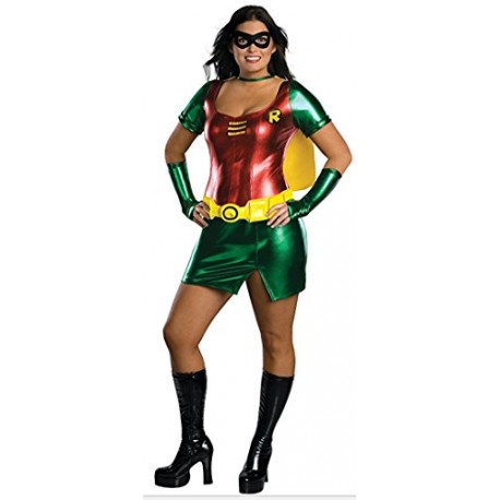 Rubie's Official Ladies Robin Batman Sexy, Adult Costume