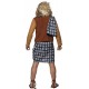 Smiffy's Adult Men's Brave Scotsman Costume, Tartan, Top, Kilt with Sash and Leg Ties, Tales of England, Serious Fun, Size M, 31