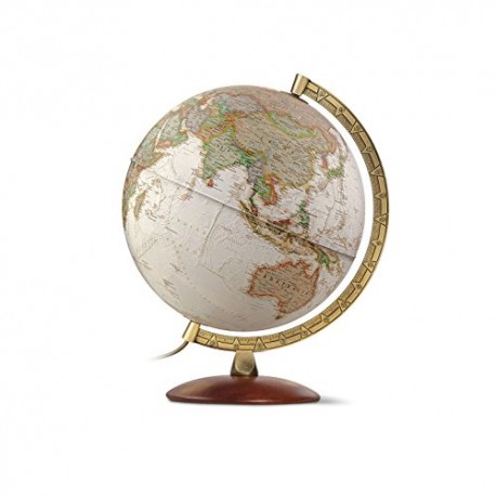 National Geographic 8007239978737 30 cm Edge Executive Antique Reference Illuminated Globe