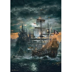 Clementoni 31682.3 High Quality Collection The Pirate Ship Puzzle (1500