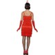 Smiffy's Women's 1920's Short Flapper Costume (Small, Red)