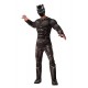 Rubie's Men's Marvel Civil War Black Panther Deluxe Muscle Chest Costume, Standard, CHEST 44 , WAIST 30