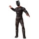 Rubie's Men's Marvel Civil War Black Panther Deluxe Muscle Chest Costume, Standard, CHEST 44 , WAIST 30